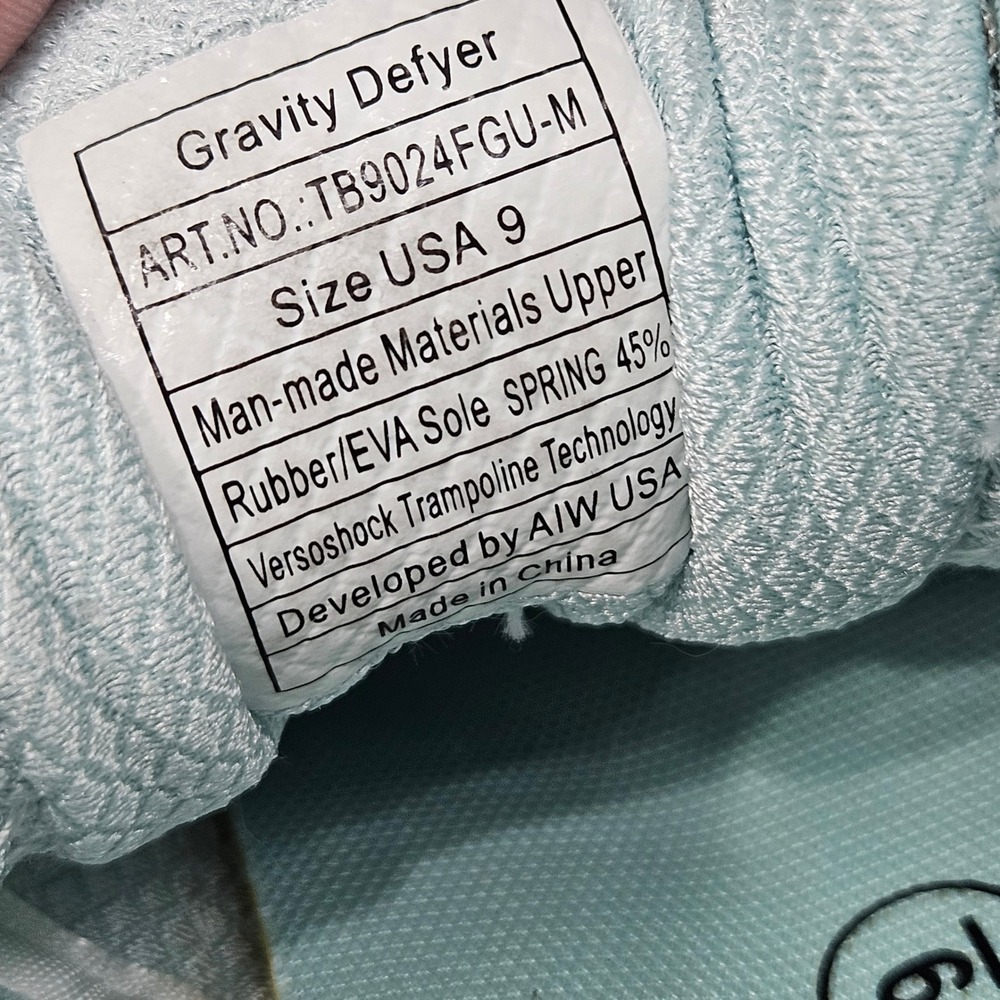 Gravity Defyer G-Defy Ion Women 9 Grey Blue TB9024FGU-M VersoShock Walking Shoes - Picture 7 of 14